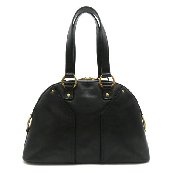 Saint Laurent Handbags - Saint Laurent Leather Yves Bag Tote Black Muse